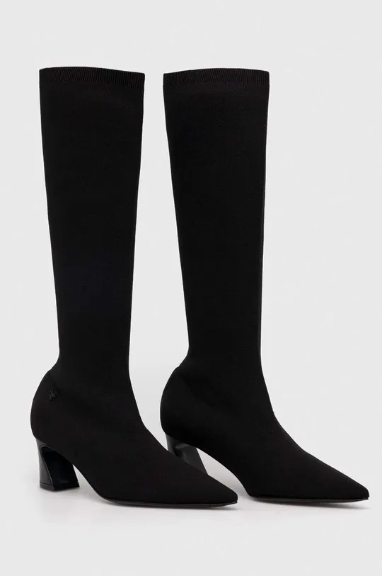Elegantni škornji Patrizia Pepe črna