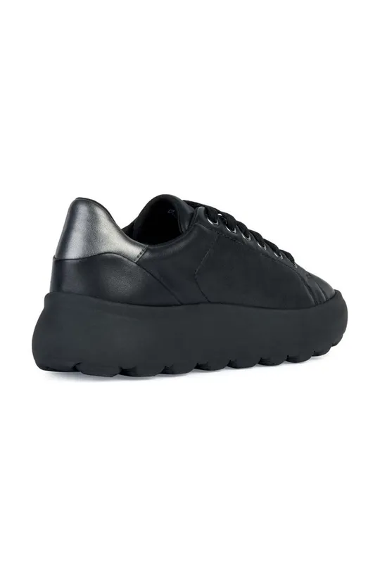 μαύρο Δερμάτινα αθλητικά παπούτσια Geox D Spherica