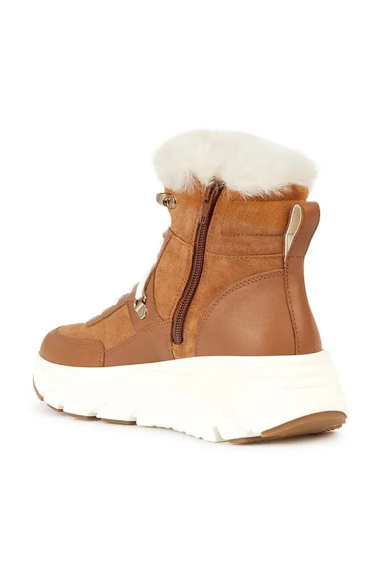 Kožne cipele za snijeg Geox D DIAMANTA Vanjski dio: Prirodna koža, Brušena koža Potplat: Sintetički materijal Uložak: Tekstilni materijal