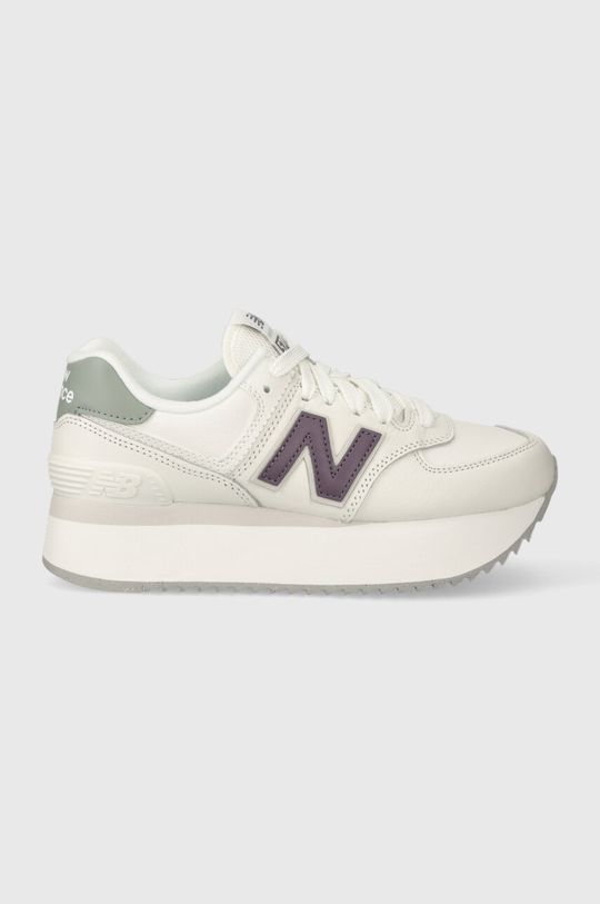 New Balance leather sneakers WL574ZFG white color | buy on PRM
