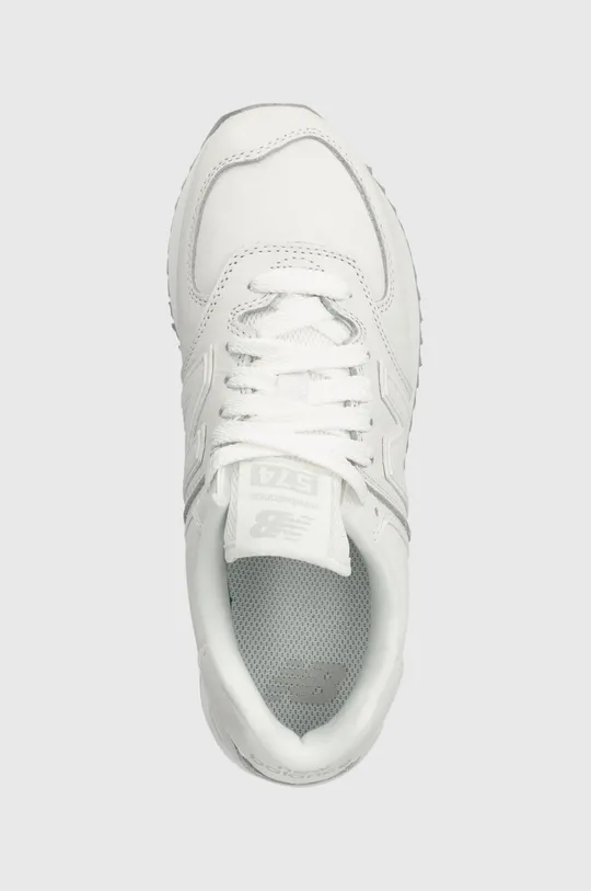 λευκό Δερμάτινα αθλητικά παπούτσια New Balance WL574ZFW