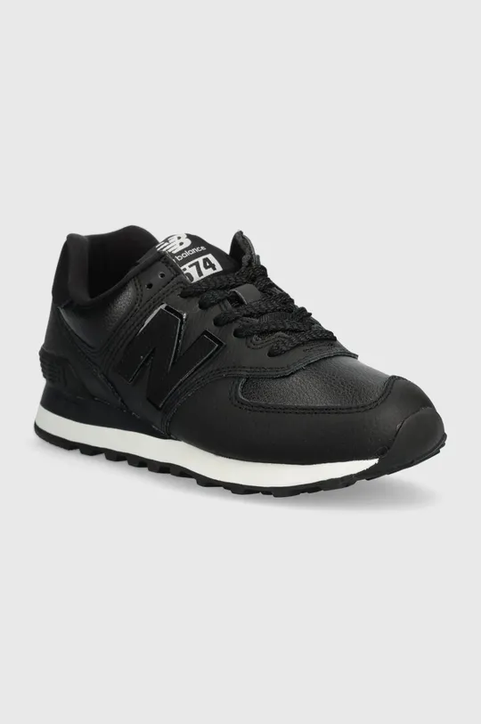 New Balance leather sneakers WL574IB2 black