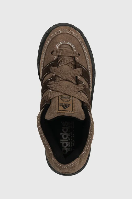 brown adidas Originals suede sneakers Adimatic W