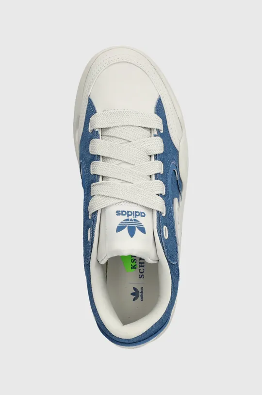 blue adidas Originals sneakers x Ksenia Schnaider