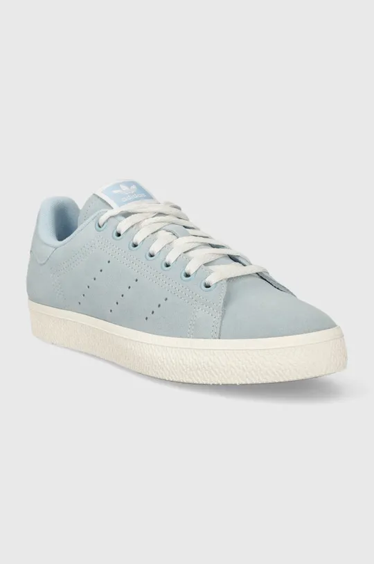 adidas Originals sneakers din piele întoarsă Stan Smith CS albastru