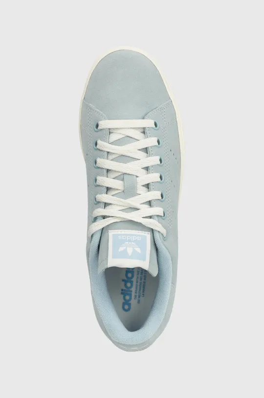 albastru adidas Originals sneakers din piele întoarsă Stan Smith CS