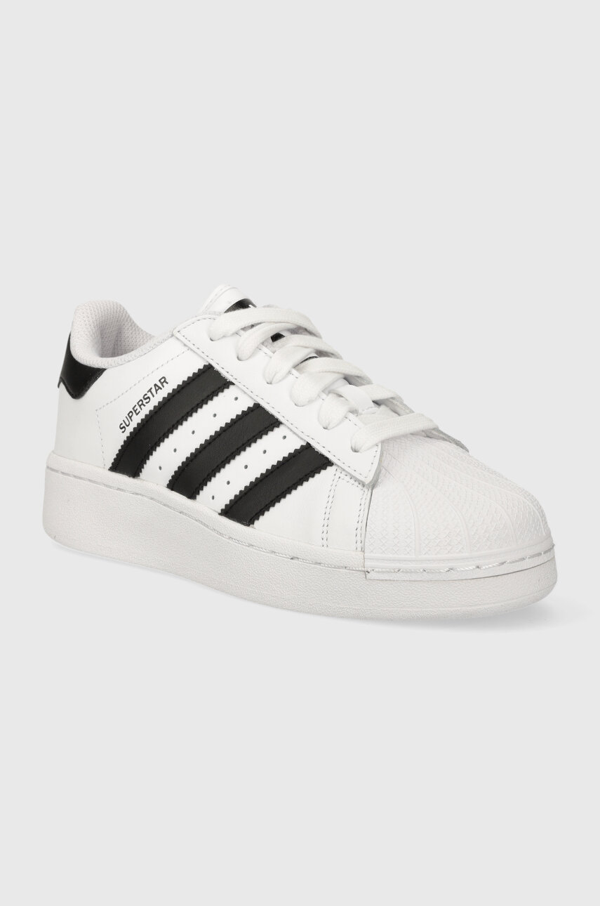 Kožené tenisky adidas Originals SUPERSTAR XLG biela