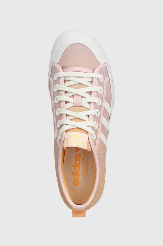 ροζ Πάνινα παπούτσια adidas Originals Nizza Platform