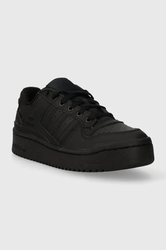 adidas Originals leather sneakers Forum Bold black