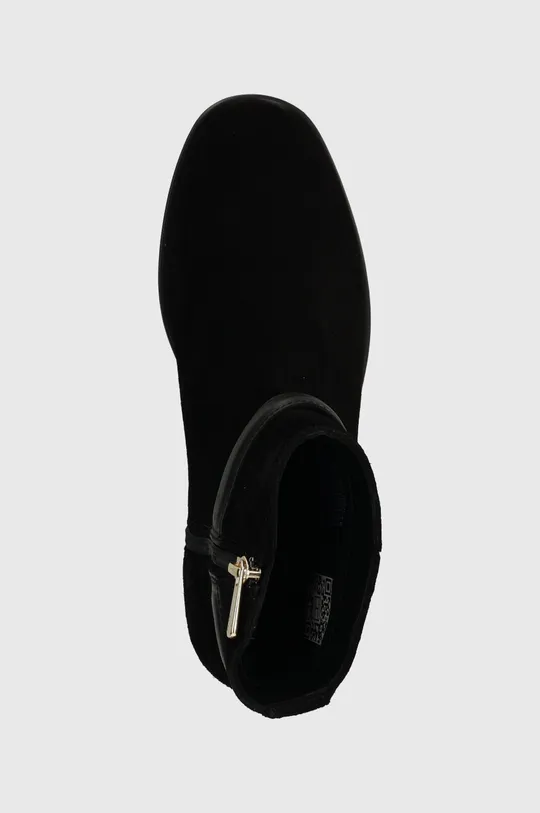 чорний Замшеві черевики Tommy Hilfiger ELEVATED ESSENT BOOT THERMO SDE