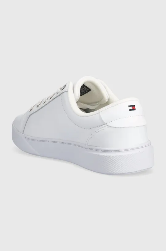 Kožne tenisice Tommy Hilfiger GOLDEN HW COURT SNEAKER Vanjski dio: Prirodna koža Unutrašnji dio: Tekstilni materijal Potplat: Sintetički materijal