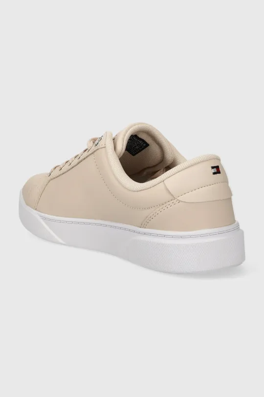 Tommy Hilfiger sneakers in pelle GOLDEN HW COURT SNEAKER Gambale: Pelle naturale Parte interna: Materiale tessile Suola: Materiale sintetico