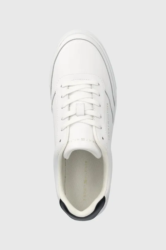 λευκό Δερμάτινα αθλητικά παπούτσια Tommy Hilfiger TH ELEVATED CLASSIC SNEAKER