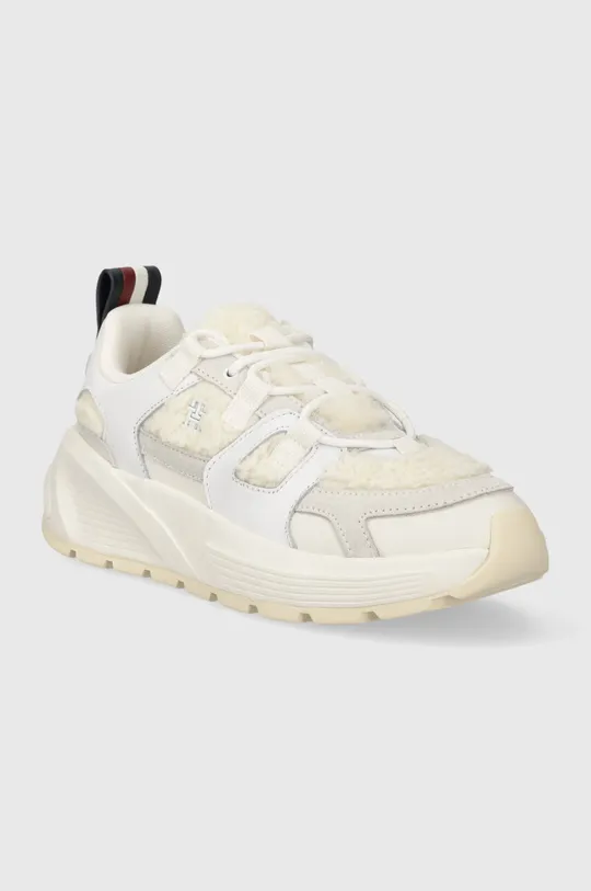 Tommy Hilfiger sneakers TH FUR FASHION RUNNER bianco