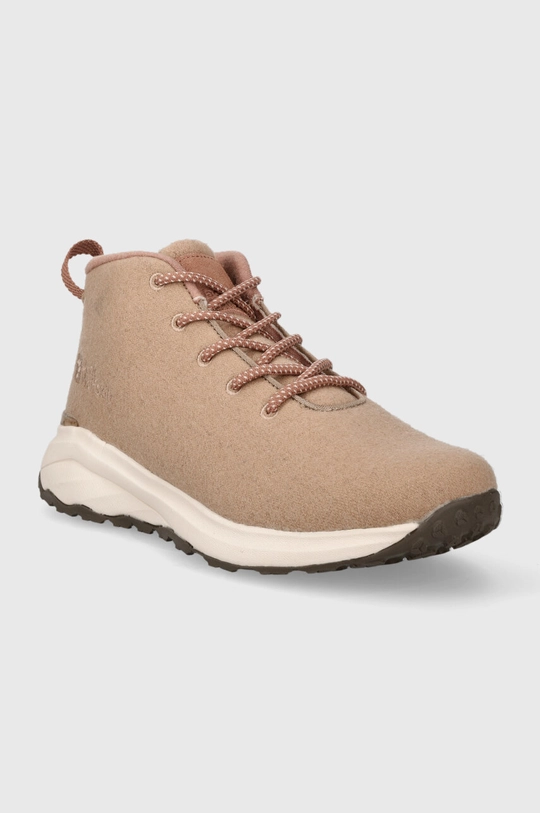 Čevlji Jack Wolfskin Campfire Wool Mid rjava