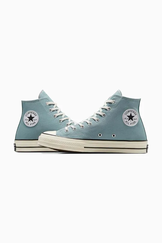 μπλε Πάνινα παπούτσια Converse Chuck 70
