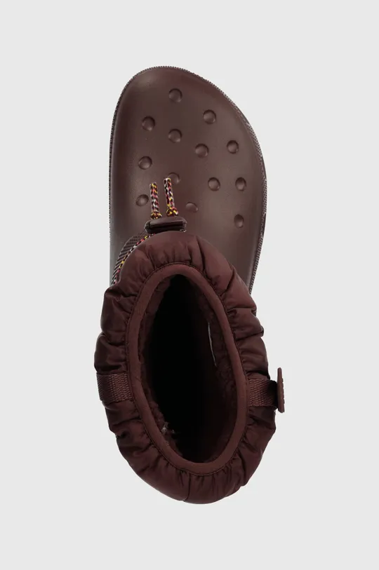 бордо Зимние сапоги Crocs Classic Neo Puff Luxe Boot