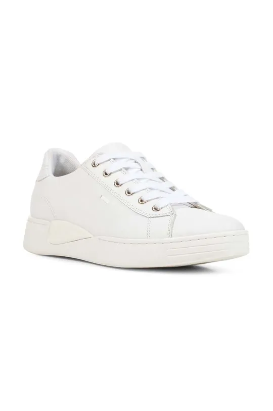 Δερμάτινα αθλητικά παπούτσια Geox D LAURESSA B λευκό