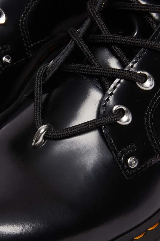 black Dr. Martens leather biker boots Jadon Hardware II