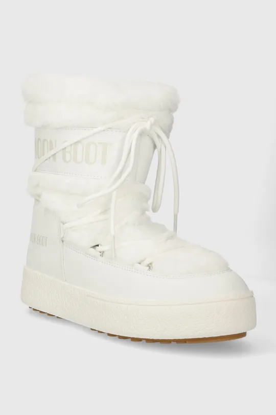 Čizme za snijeg Moon Boot LTRACK FAUX FUR WP bijela