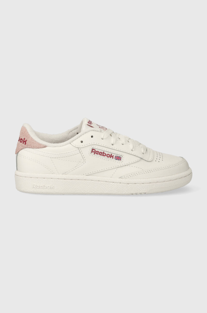 Шкіряні кросівки Reebok Club C 85 колір бежевий | ANSWEAR.ua