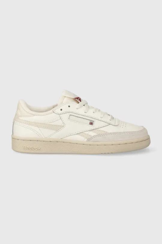 beige Reebok leather sneakers Women’s