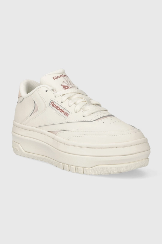 Usnjene superge Reebok Club C Extra bež