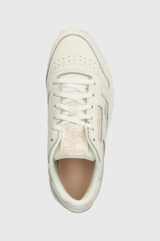 beige Reebok leather sneakers CL Leather