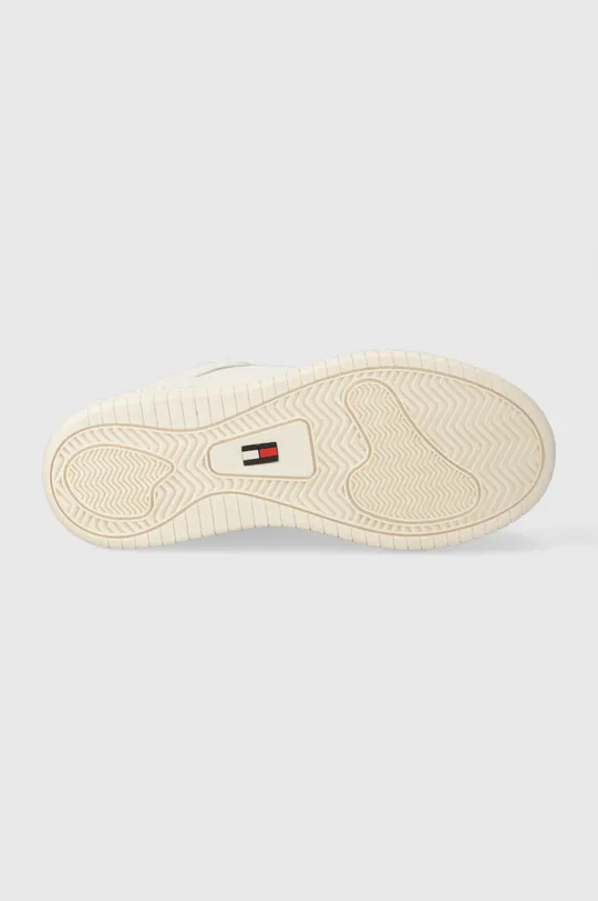 Tommy Jeans sneakersy skórzane TJW RETRO BASKET FLATFORM CHARM Damski