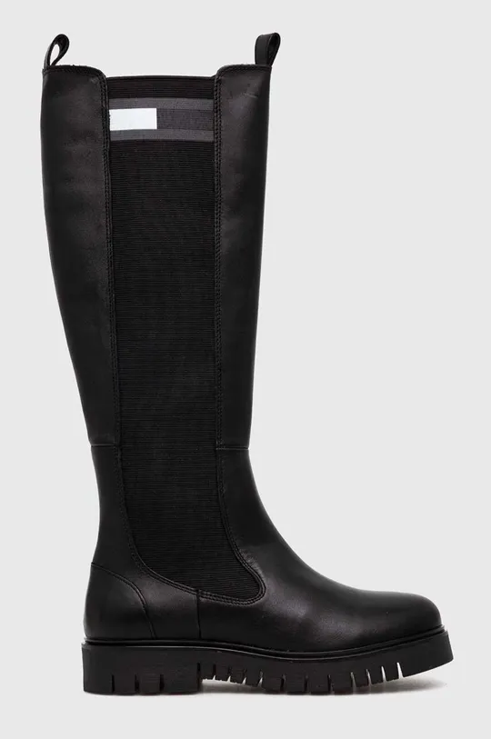 črna Elegantni škornji Tommy Jeans TJW HIGH SHAFT BOOT Ženski