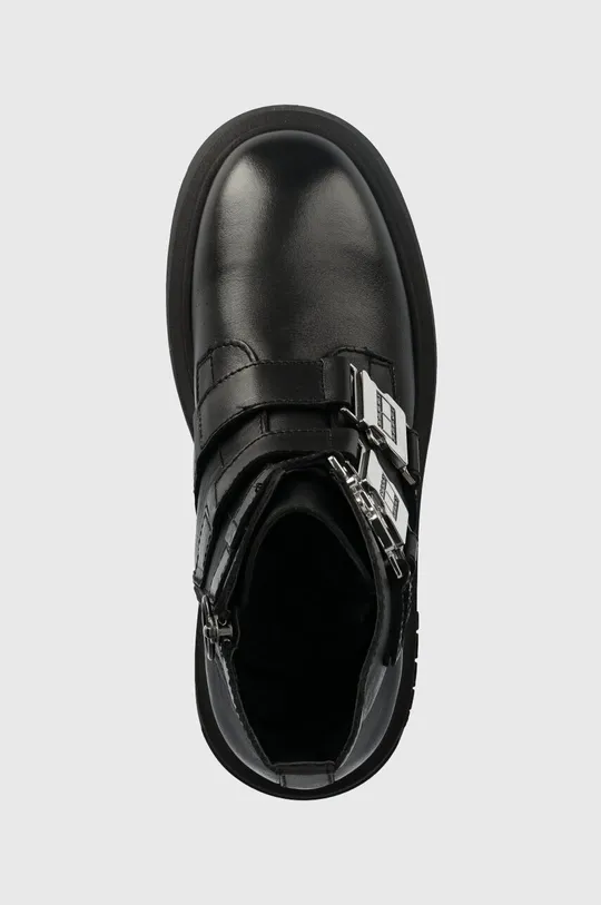 чорний Шкіряні черевики Tommy Jeans TJW CHUNKY BOOT HARDWARE