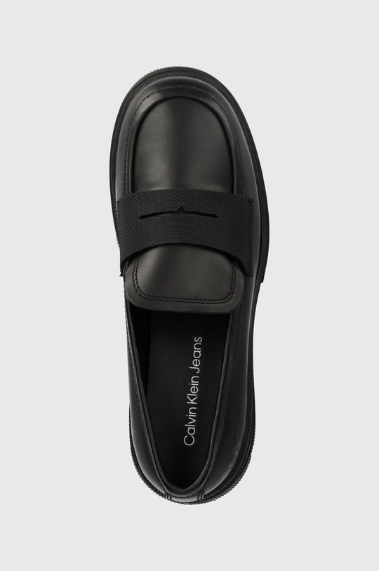 čierna Kožené mokasíny Calvin Klein Jeans CHUNKY COMBAT LOAFER WN