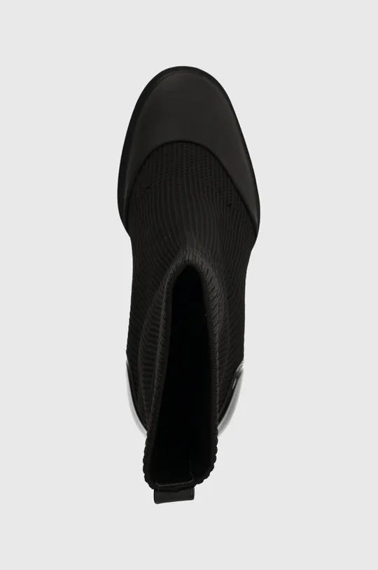 čierna Členkové topánky Calvin Klein Jeans PLATFORM KNIT SOCK KNIT WN