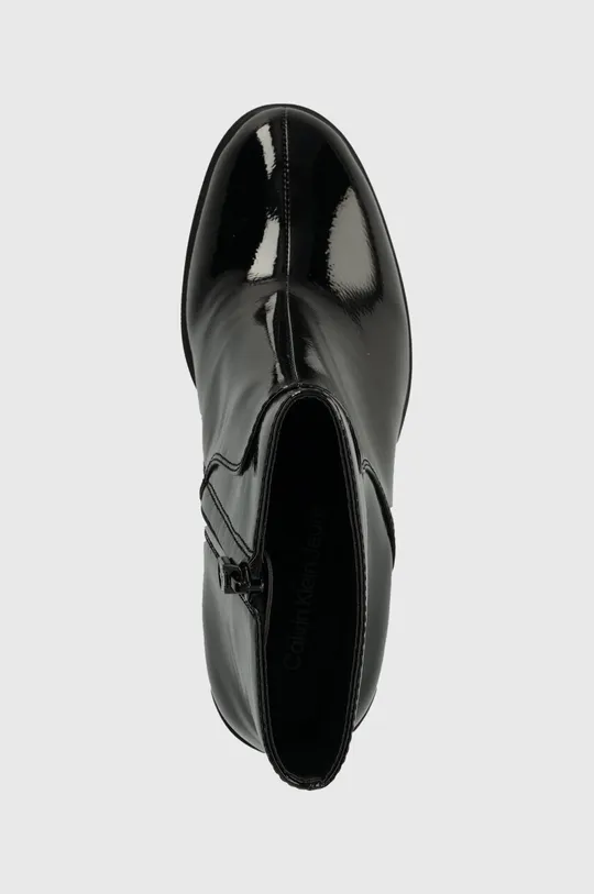 čierna Členkové topánky Calvin Klein Jeans MID BLOCK HEEL BOOT NAPLAK WN