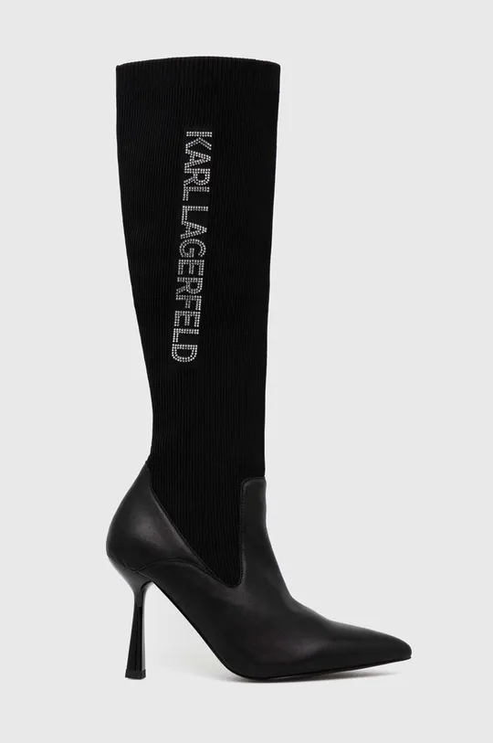 μαύρο Μπότες Karl Lagerfeld PANDARA II Γυναικεία