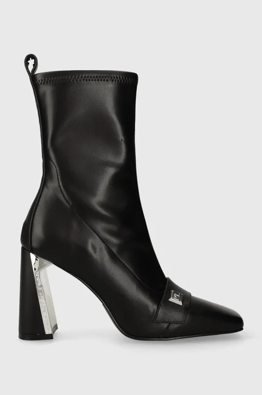 μαύρο Δερμάτινες μπότες Karl Lagerfeld MASQUE Γυναικεία
