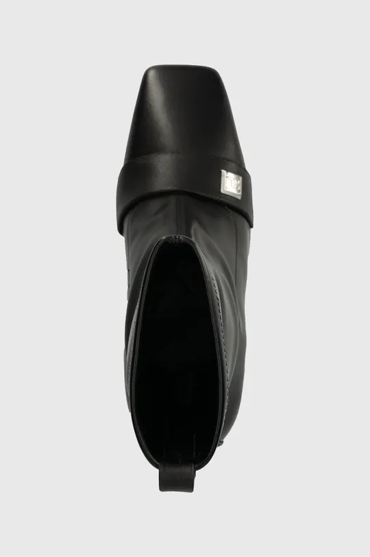 čierna Kožené členkové topánky Karl Lagerfeld MASQUE