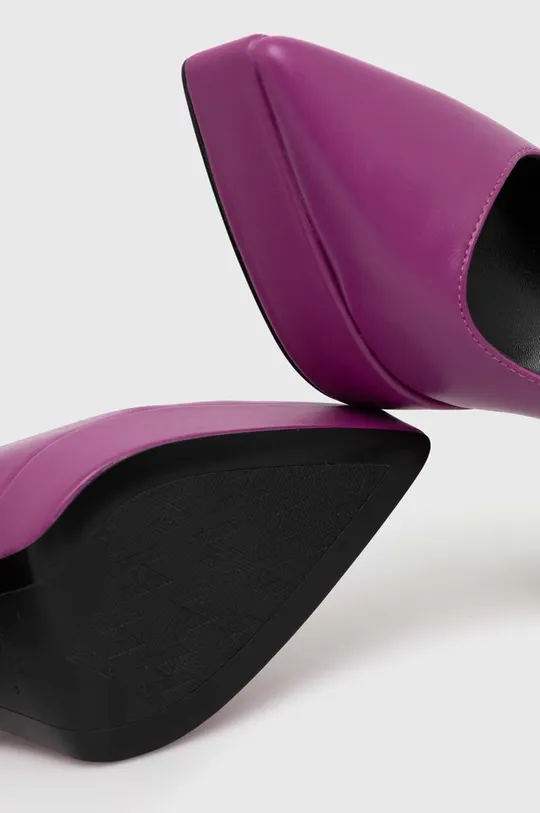 фиолетовой Кожаные туфли Karl Lagerfeld SOIREE PLATFORM