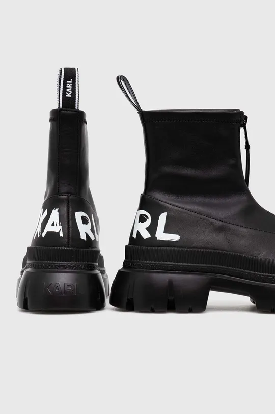 Členkové topánky Karl Lagerfeld TREKKA MAX KC  Zvršok: Syntetická látka, Prírodná koža Vnútro: Syntetická látka, Textil Podrážka: Syntetická látka