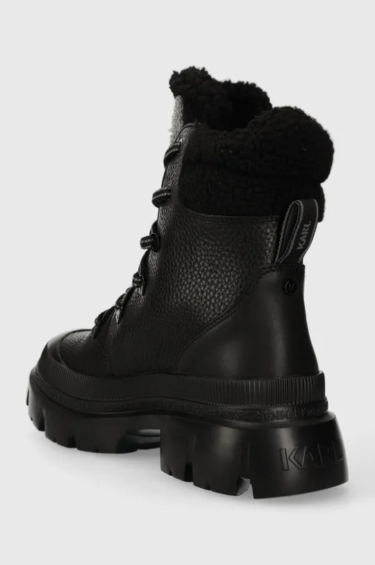 Usnjeni čevlji Karl Lagerfeld TREKKA MAX KC Zunanjost: Naravno usnje Notranjost: Tekstilni material Podplat: Sintetični material