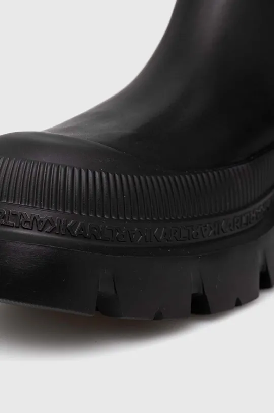 μαύρο Δερμάτινες μπότες Karl Lagerfeld TREKKA MAX KC