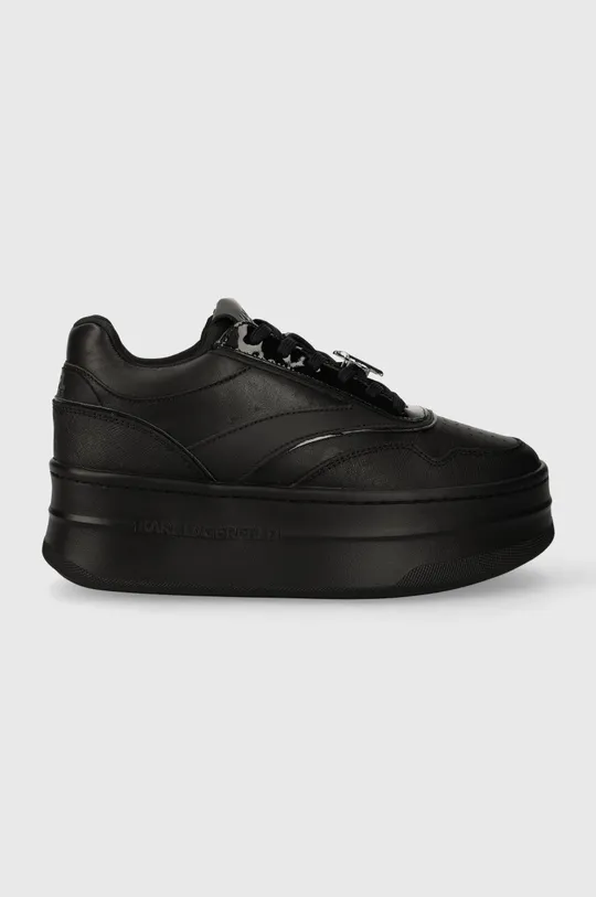 μαύρο Δερμάτινα αθλητικά παπούτσια Karl Lagerfeld KOBO III KC Γυναικεία