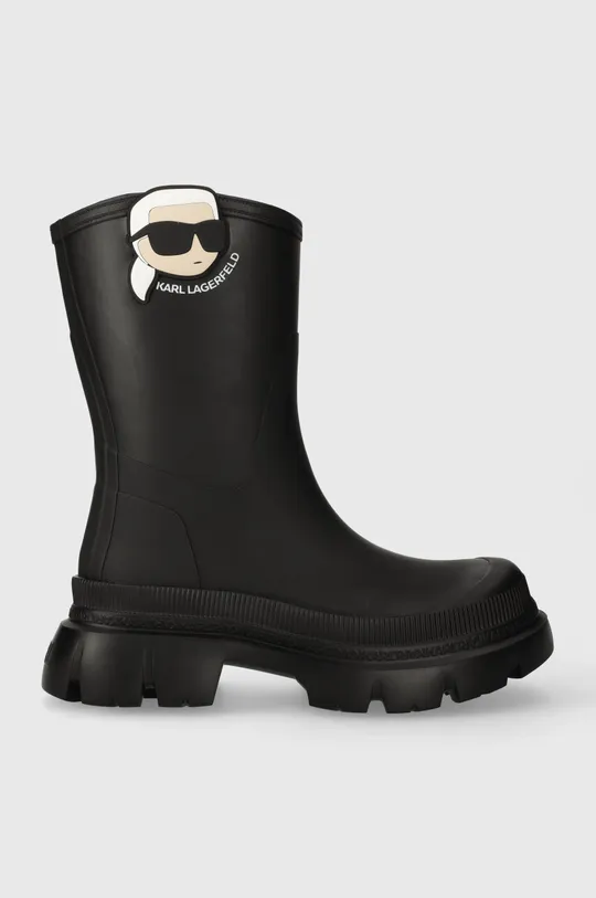 črna Gumijasti škornji Karl Lagerfeld TREKKA RAIN NFT Ženski