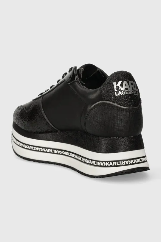 Karl Lagerfeld sneakersy skórzane VELOCITA MAX Cholewka: Skóra naturalna, Materiał tekstylny, Wnętrze: Materiał syntetyczny, Podeszwa: Materiał syntetyczny