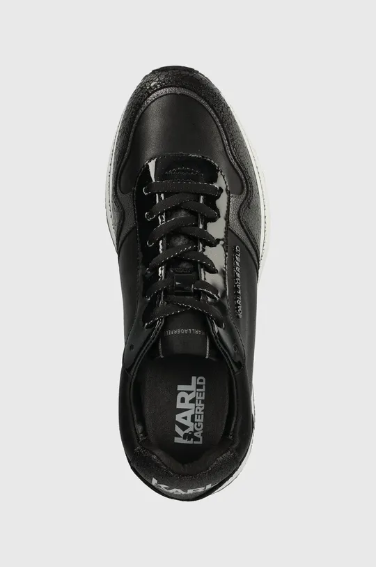 μαύρο Δερμάτινα αθλητικά παπούτσια Karl Lagerfeld VELOCITA MAX