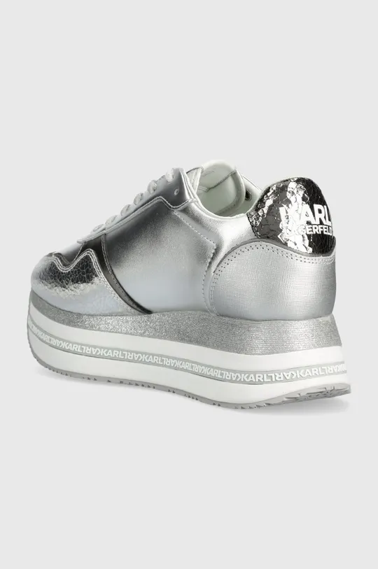 Δερμάτινα αθλητικά παπούτσια Karl Lagerfeld VELOCITA MAX Πάνω μέρος: Υφαντικό υλικό, Φυσικό δέρμα Εσωτερικό: Συνθετικό ύφασμα Σόλα: Συνθετικό ύφασμα