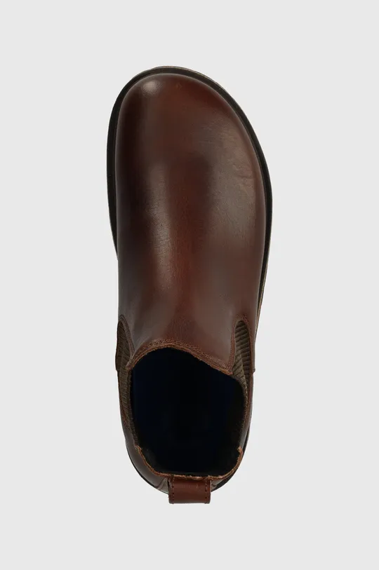 hnedá Kožené členkové topánky Birkenstock