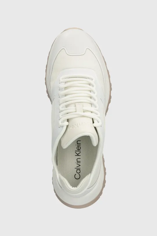 bianco Calvin Klein sneakers 2 PIECE SOLE RUNNER LACE UP