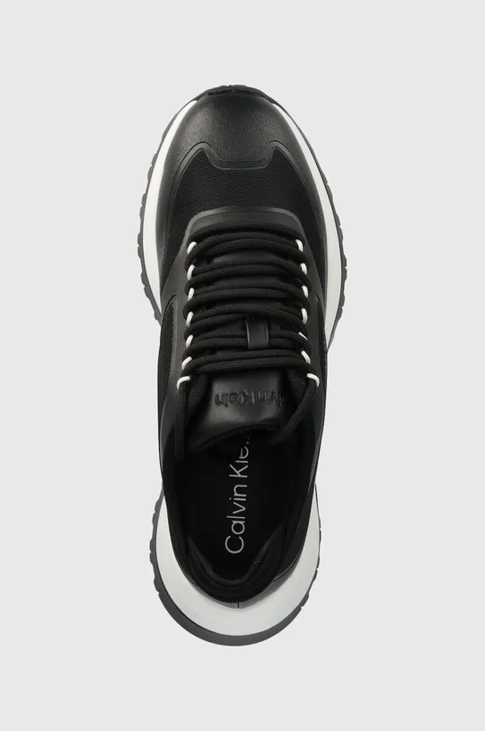czarny Calvin Klein sneakersy 2 PIECE SOLE RUNNER LACE UP