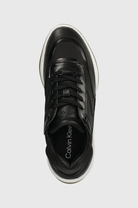 czarny Calvin Klein sneakersy CLOUD WEDGE LACE UP